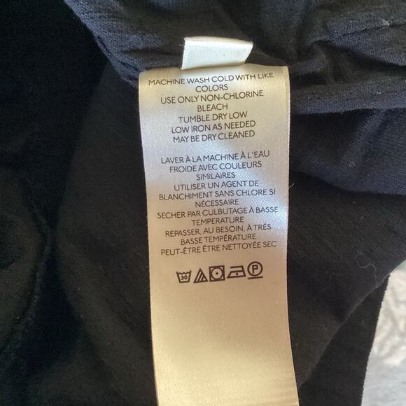 Free People Black Body Con Wrap Mini Dress, Medium, Open Draped Back, Boho Party - Picture 14 of 14